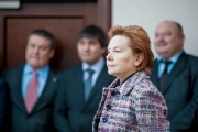 Губернатор Югры Наталья Комарова принимает участие в открытии подстанции в п.Берёзово